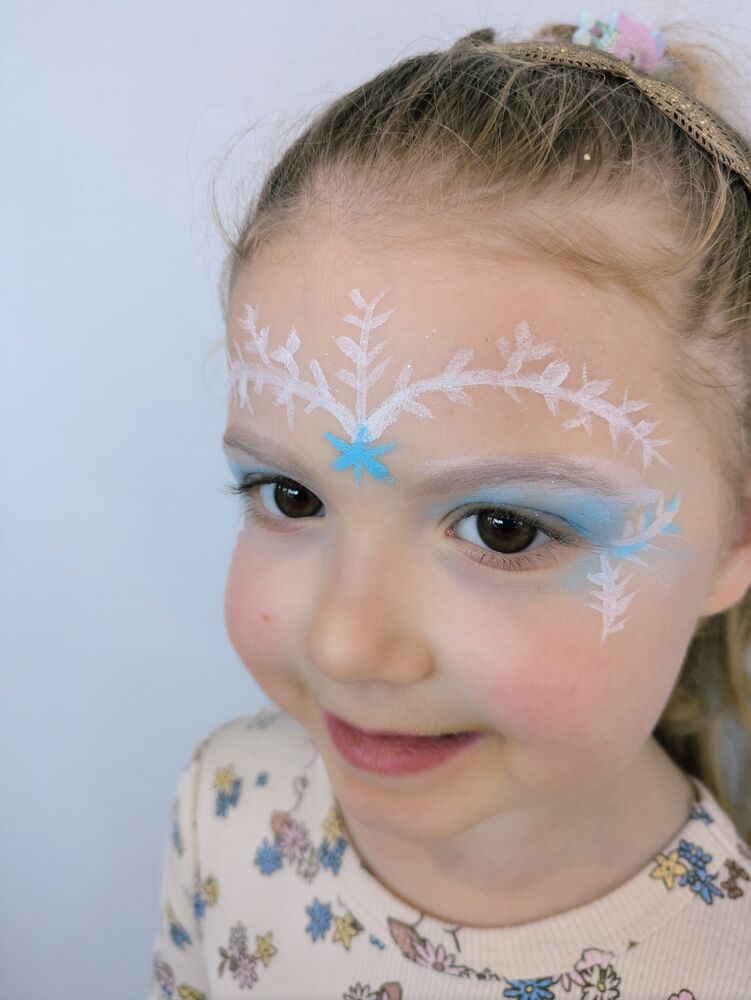 Pirate face paint design